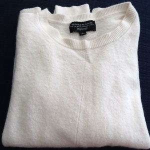 Banana Republic Merino Wool Filpucci Cream Sweater
